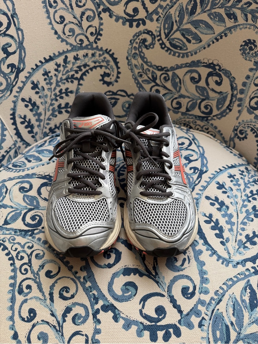 ASICS GEL Running Shoes Gray/Coral Men’s Size 11 EU 45